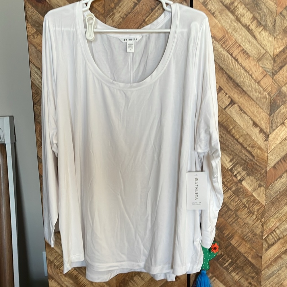Athleta Stratus II top women’s size 3X new tag white